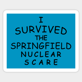 I Survived the Springfield Nuclear Scare Sticker